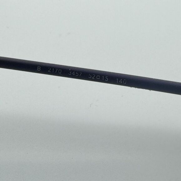 Burberry Eyeglasses Frames B 2170 3457 Purple Silver Cat Eye 52-15-140 H13343 - Picture 5 of 7